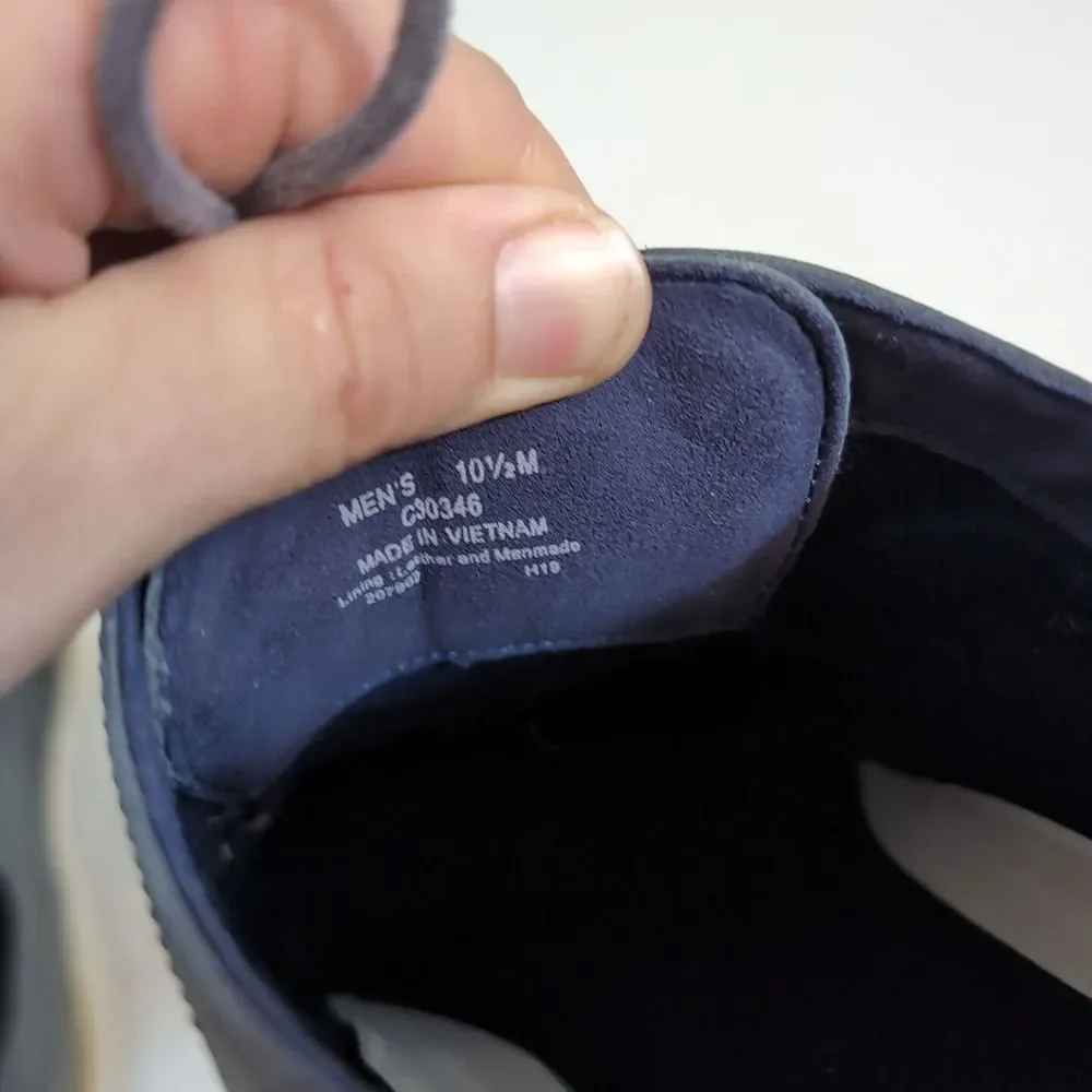 Cole Haan C30346 Mens‎ Original Grand Oxfords Wingtip Blue Leather Tweed Sz 10.5